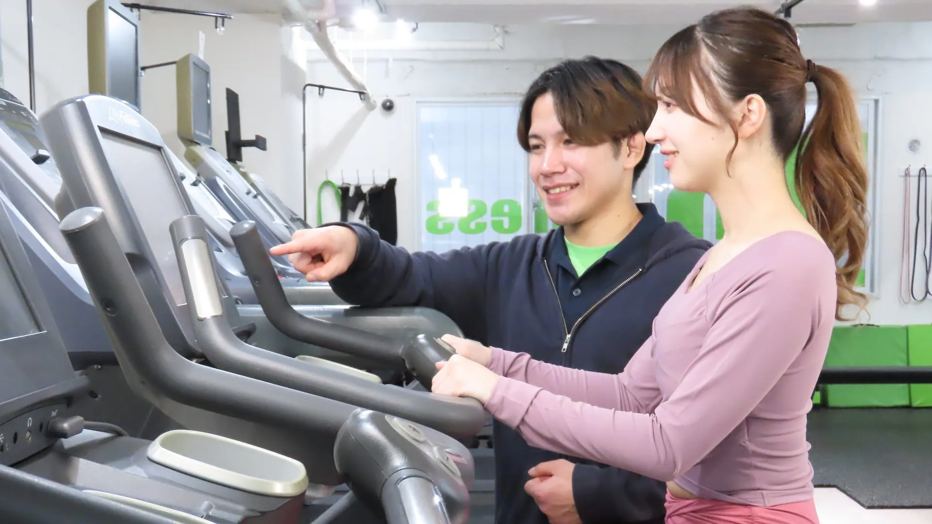 Legame でのパーソナルトレーニングの様子